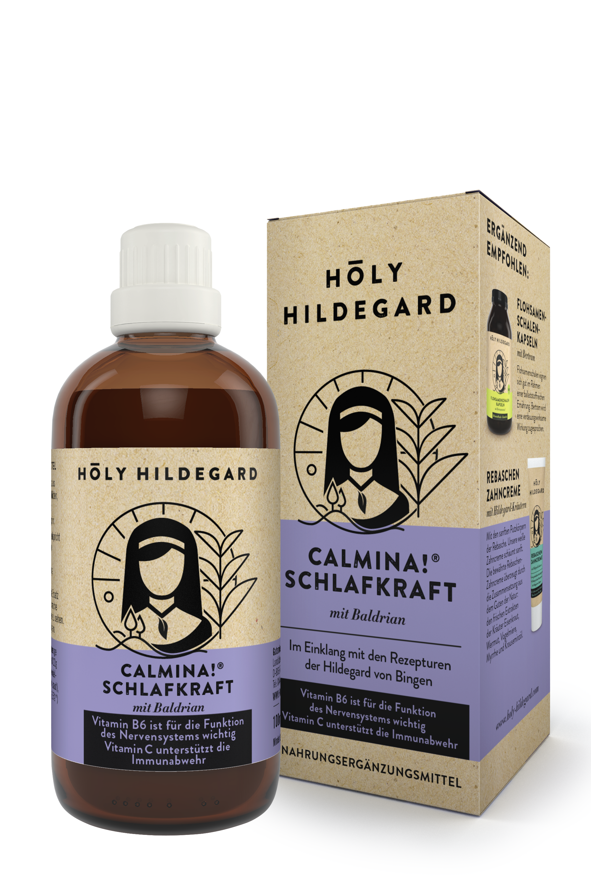 Holy Hildegard CALMINA!® SCHLAFKRAFT mit Baldrian 100 ml