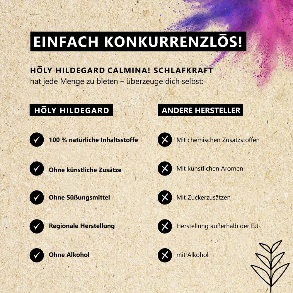 Holy Hildegard CALMINA!® SCHLAFKRAFT mit Baldrian 100 ml