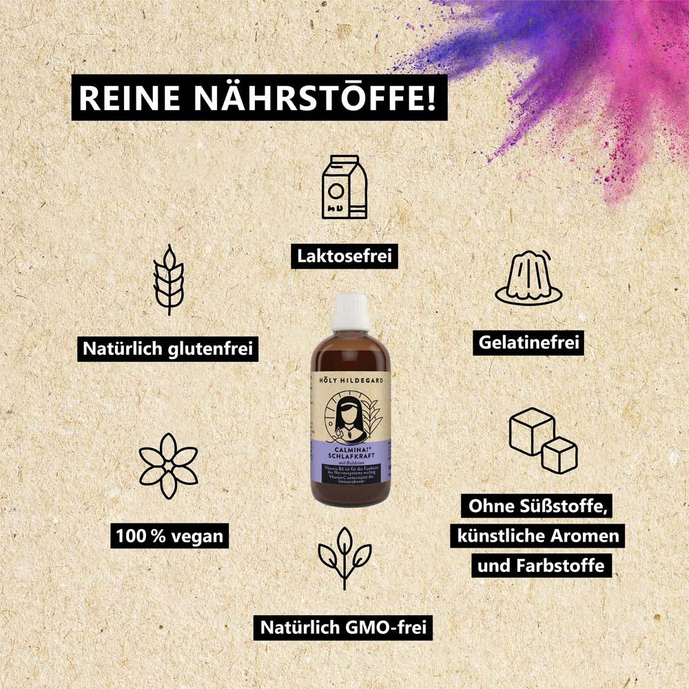 Holy Hildegard CALMINA!® SCHLAFKRAFT mit Baldrian 100 ml