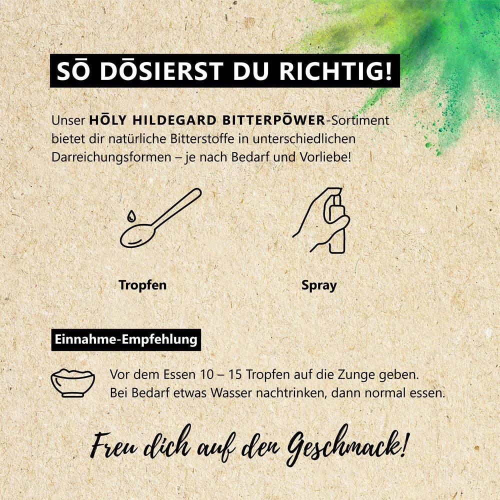 Holy Hildegard BitterPower Kräuterbitter Original (BIO) 100 ml