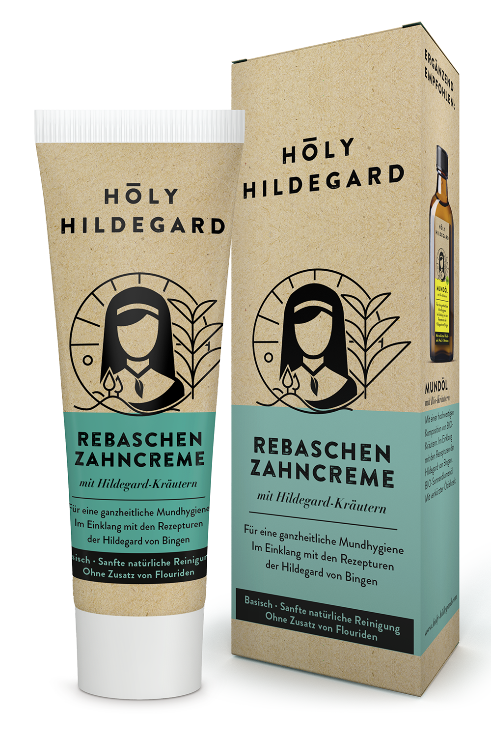 Holy Hildegard Rebaschen Zahncreme mit Hildegard Kräutern 75 ml