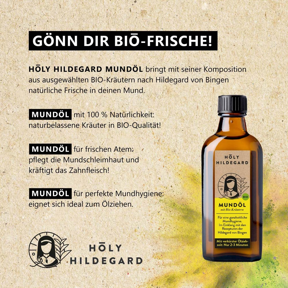Holy Hildegard Mundöl mit Kräutern 100 ml