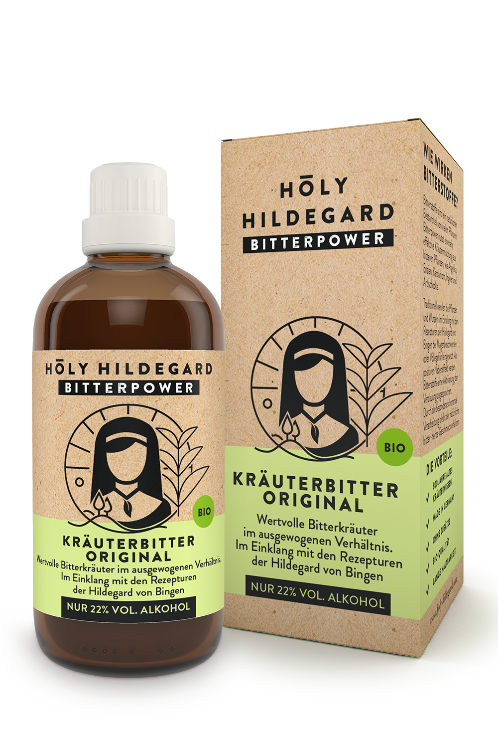 Holy Hildegard BitterPower Kräuterbitter Original (BIO) 100 ml